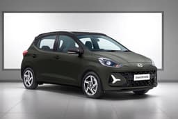 Hyundai Grand I10 Nios Color Black   Spark Green (dual Tone)